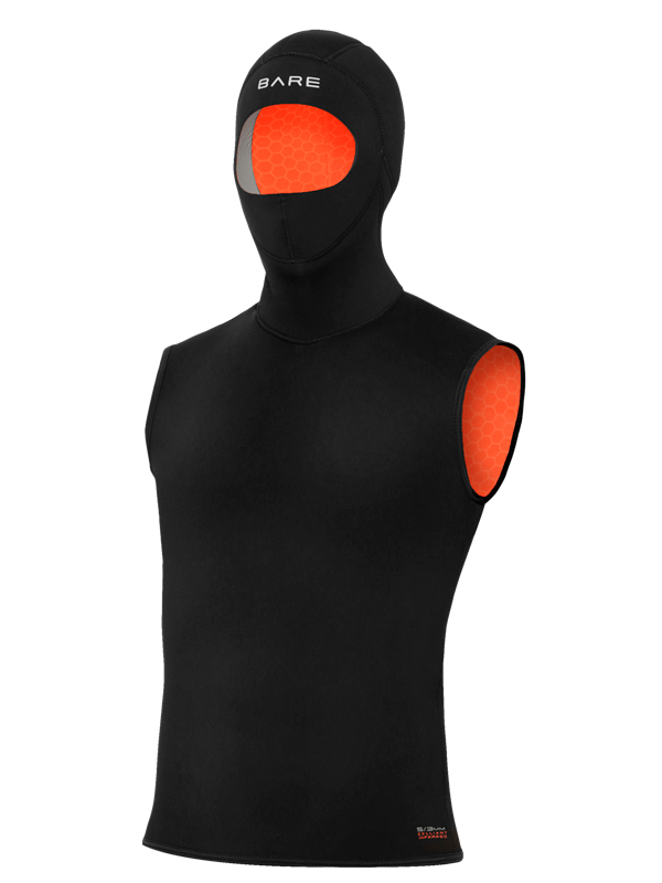 BARE Sports 5/3MM ULTRAWARMTH HOODED VEST