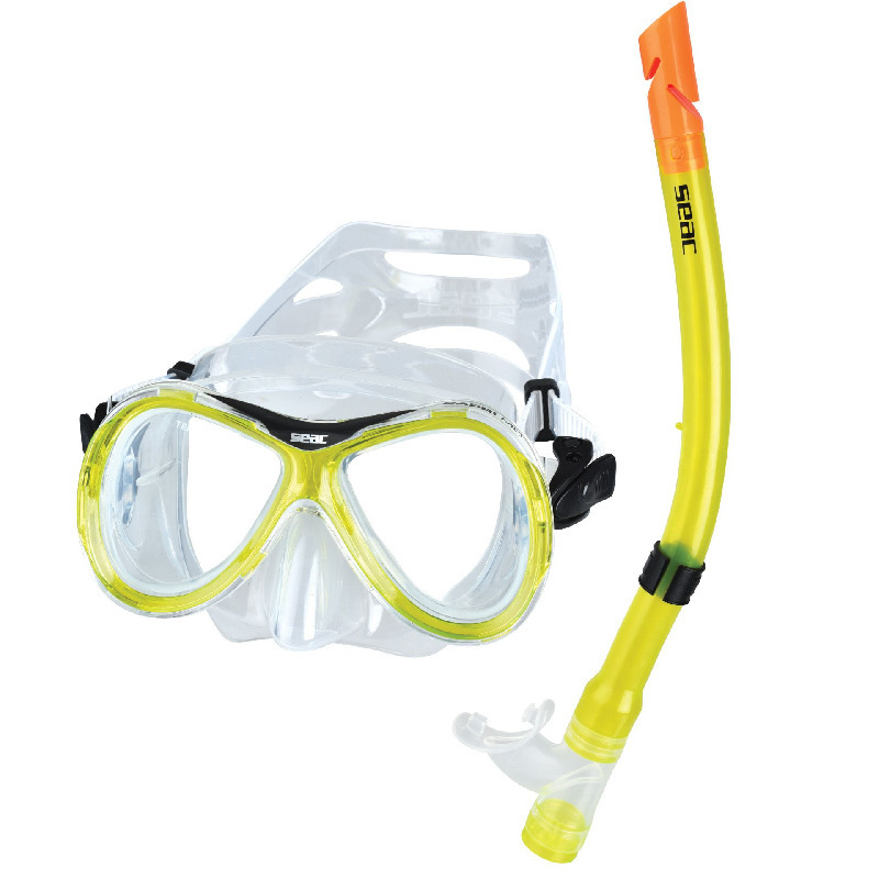 SEACSUB MASKE SNORKEL SÆT BIS CAPRI JUNIOR 7-13 ÅR