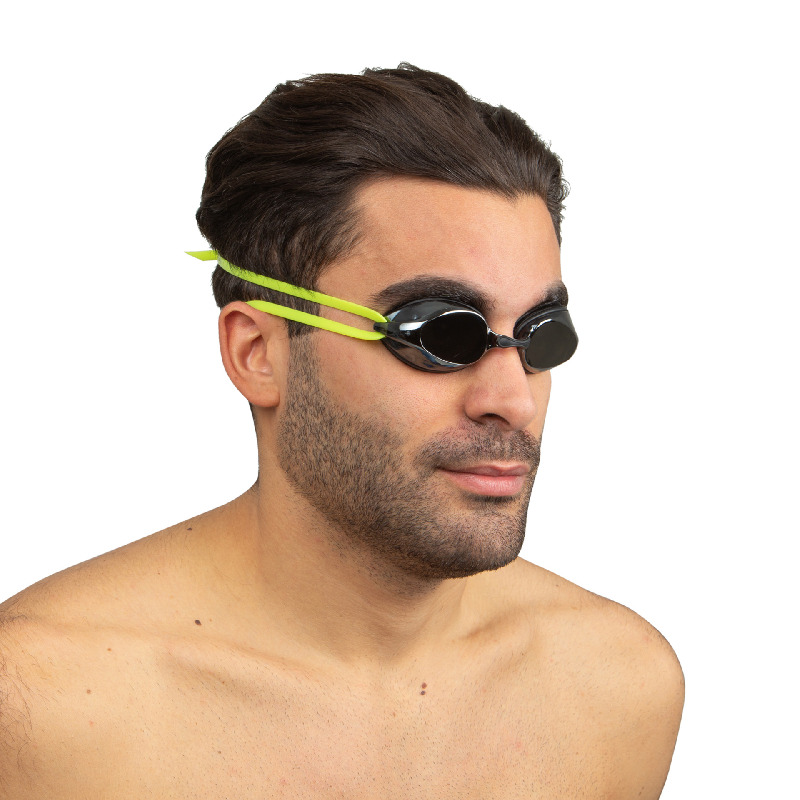 SEACSUB SVØMMEBRILLER GOGGLES RAY SORT/GUL KLAR LINSER