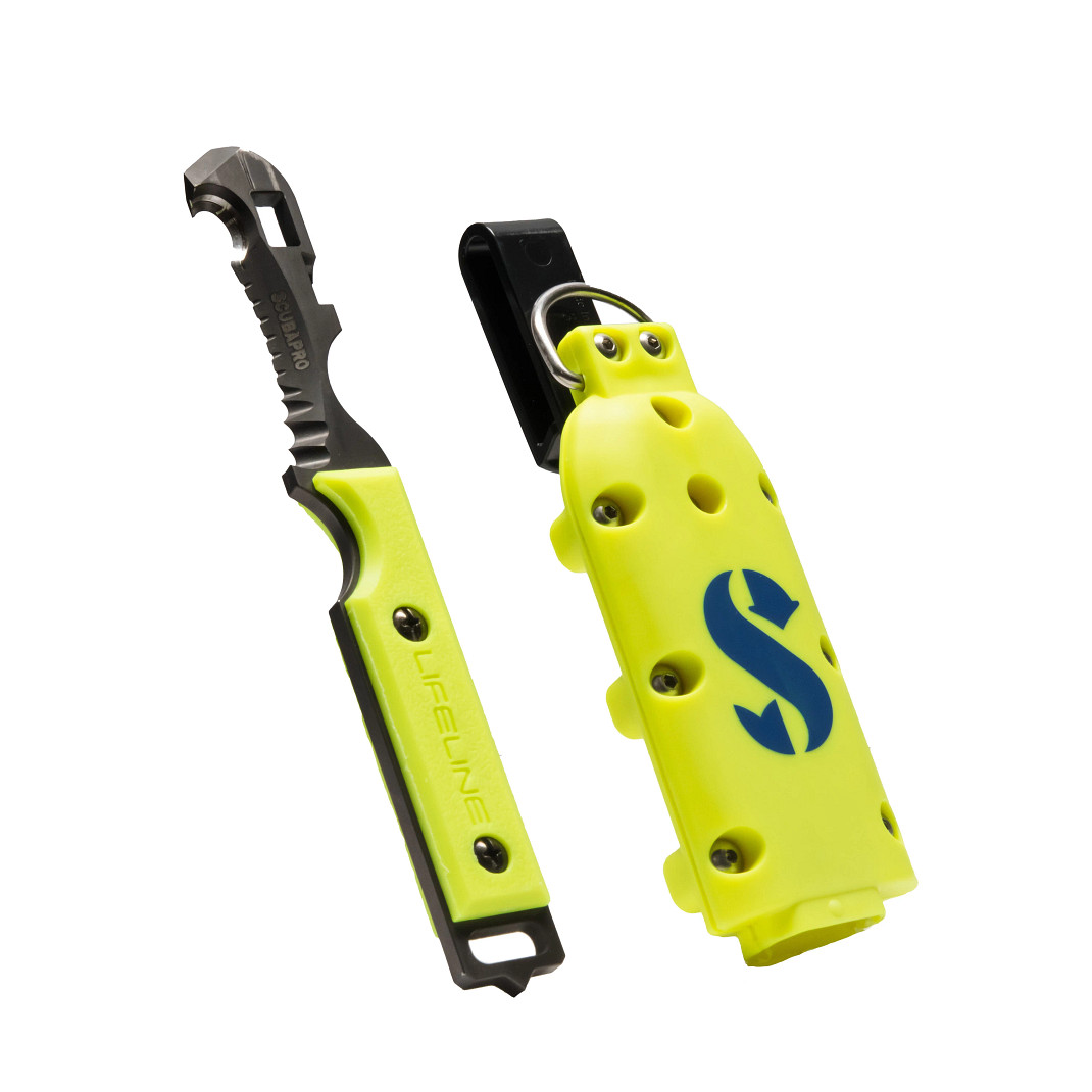 ScubaPro LIFELINEJAWZ TI MULTI-PURPOSE RESCUE TOOL YELLOW