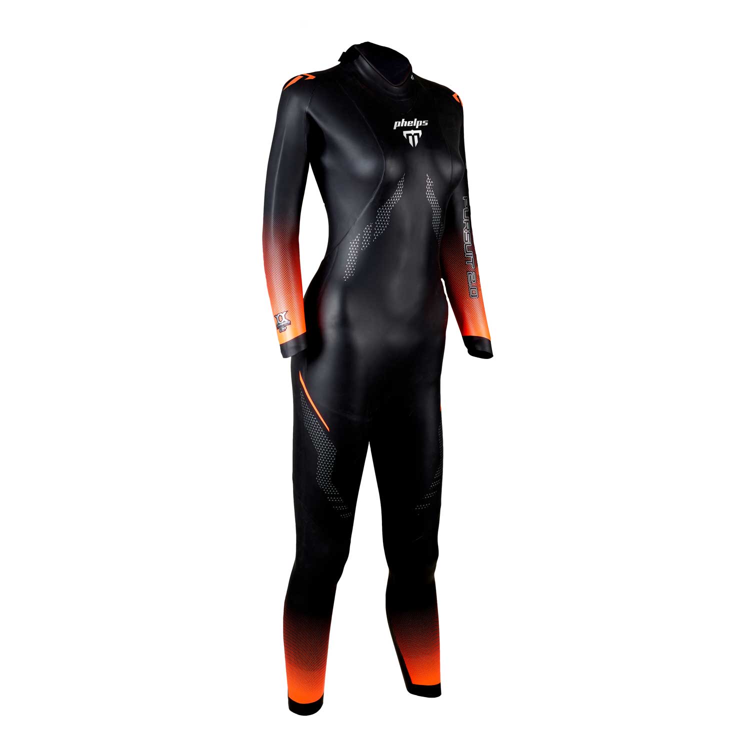 Michael Phelps TRIATHLON PURSUIT 2.0 WOMEN BLACK/BRIGHT ORANGE